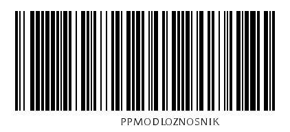 Kod kreskowy zawierający kod akcji PPMODLOZNOSNIK pozwalający na odłożenie nośnika z poziomu ekranu pakowania.