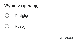 Widok operacji na komplecie.