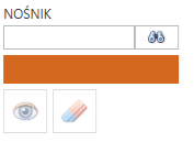 Widok sekcji nośnik w zakładce przyjęcia.